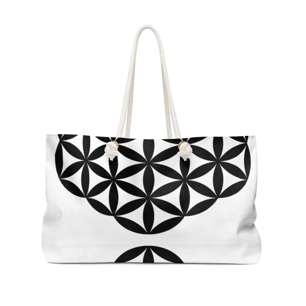 Flower of Life Weekender Bag