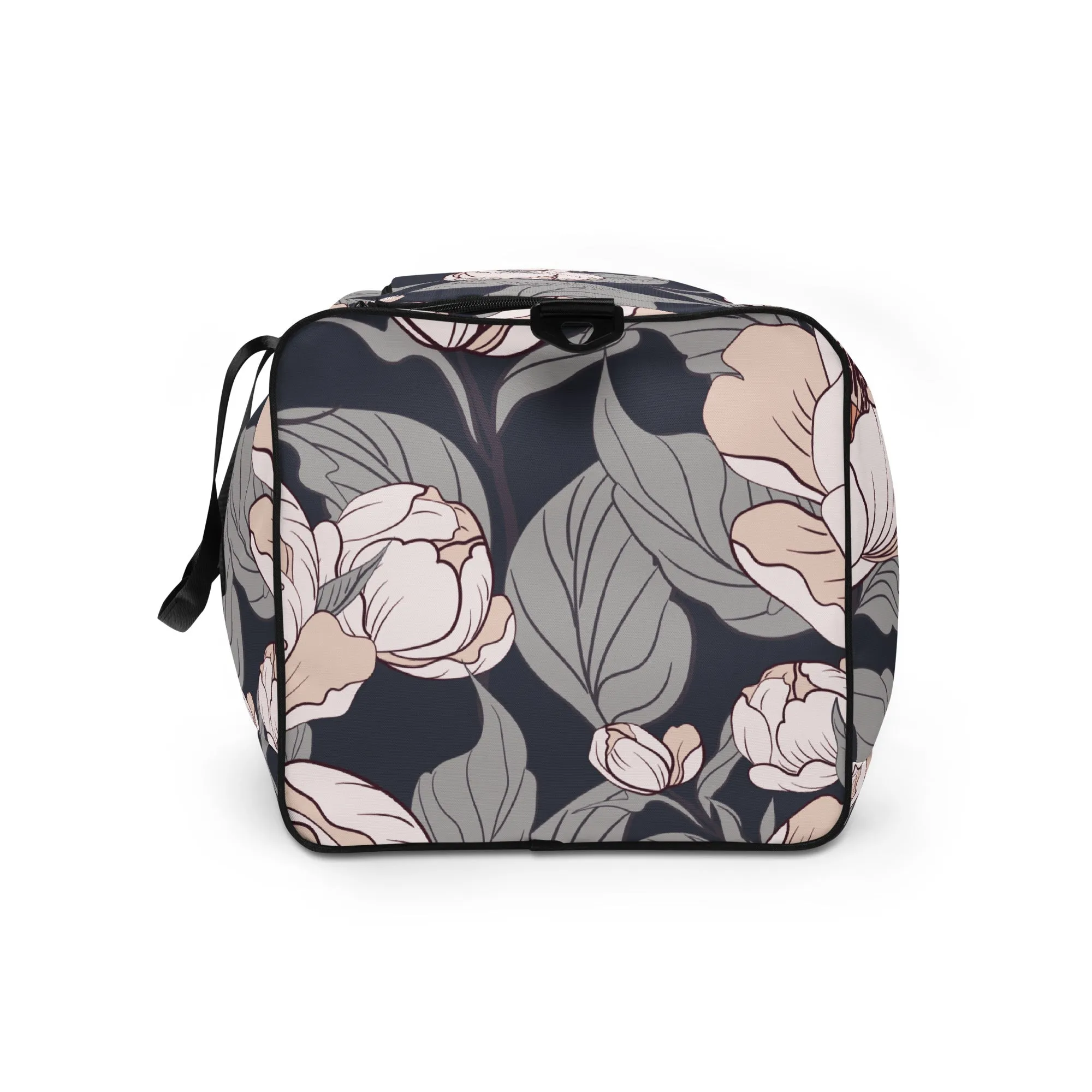 Flower Painting Artwork - Sustainably Made Duffle Bag