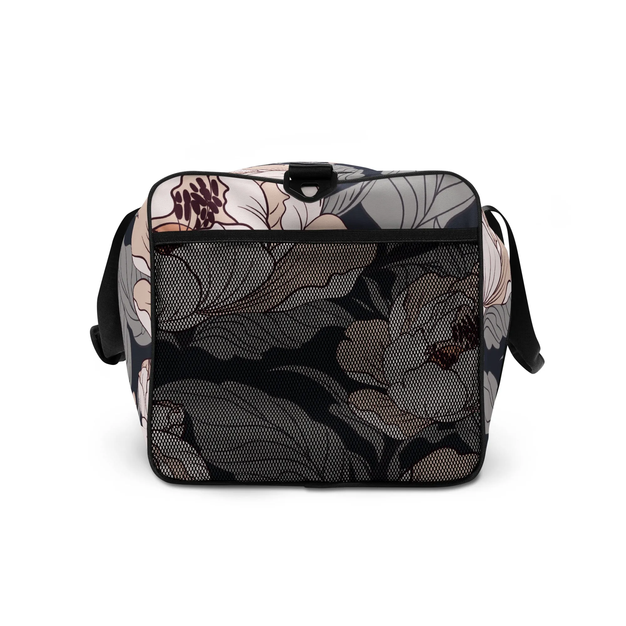 Flower Painting Artwork - Sustainably Made Duffle Bag