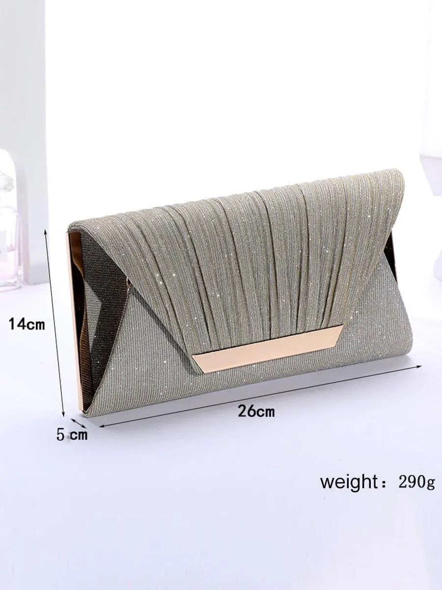 Fold Clamp Dinner Evening Dress Clutch Bag MNBF007