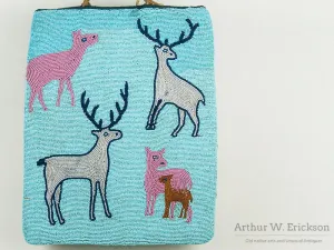Folky Five Elk Plateau Beaded Bag