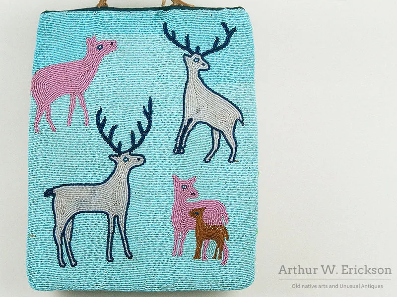 Folky Five Elk Plateau Beaded Bag