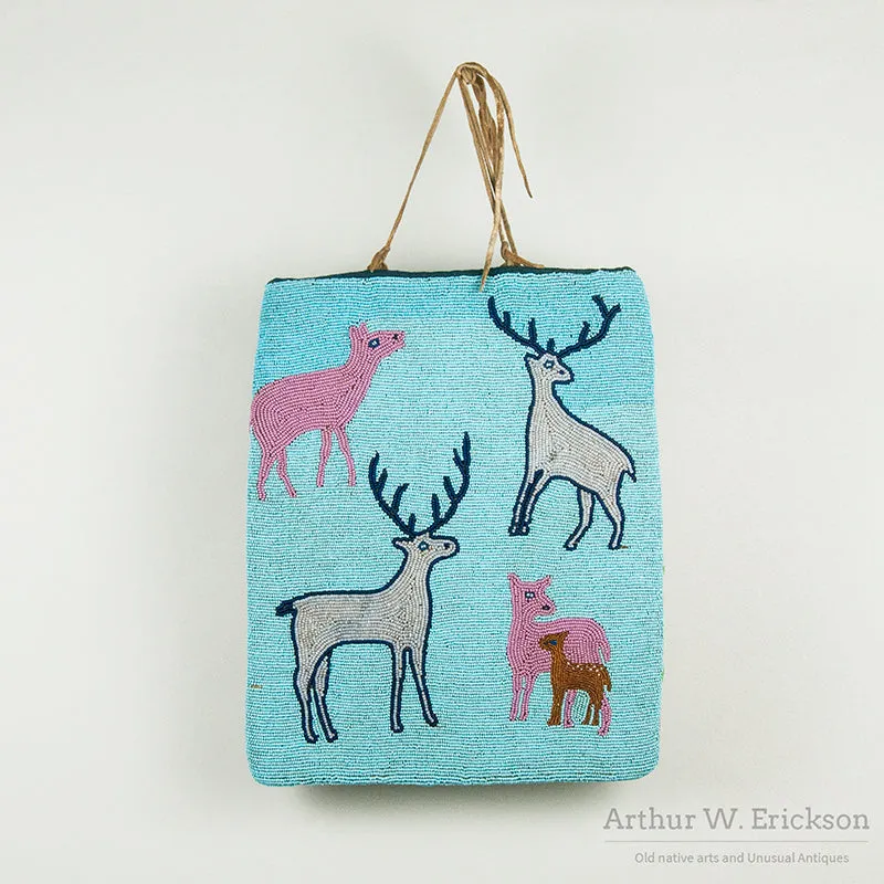Folky Five Elk Plateau Beaded Bag