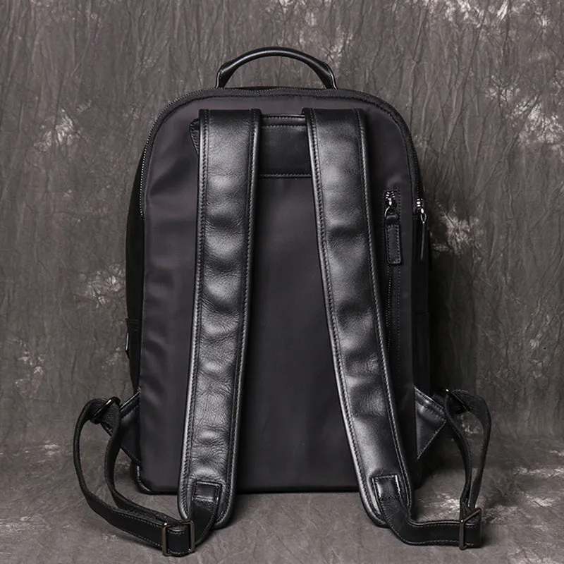Full Grain Leather Backpack For Men, Leather Travel Backpack Stylish Laptop Backpack