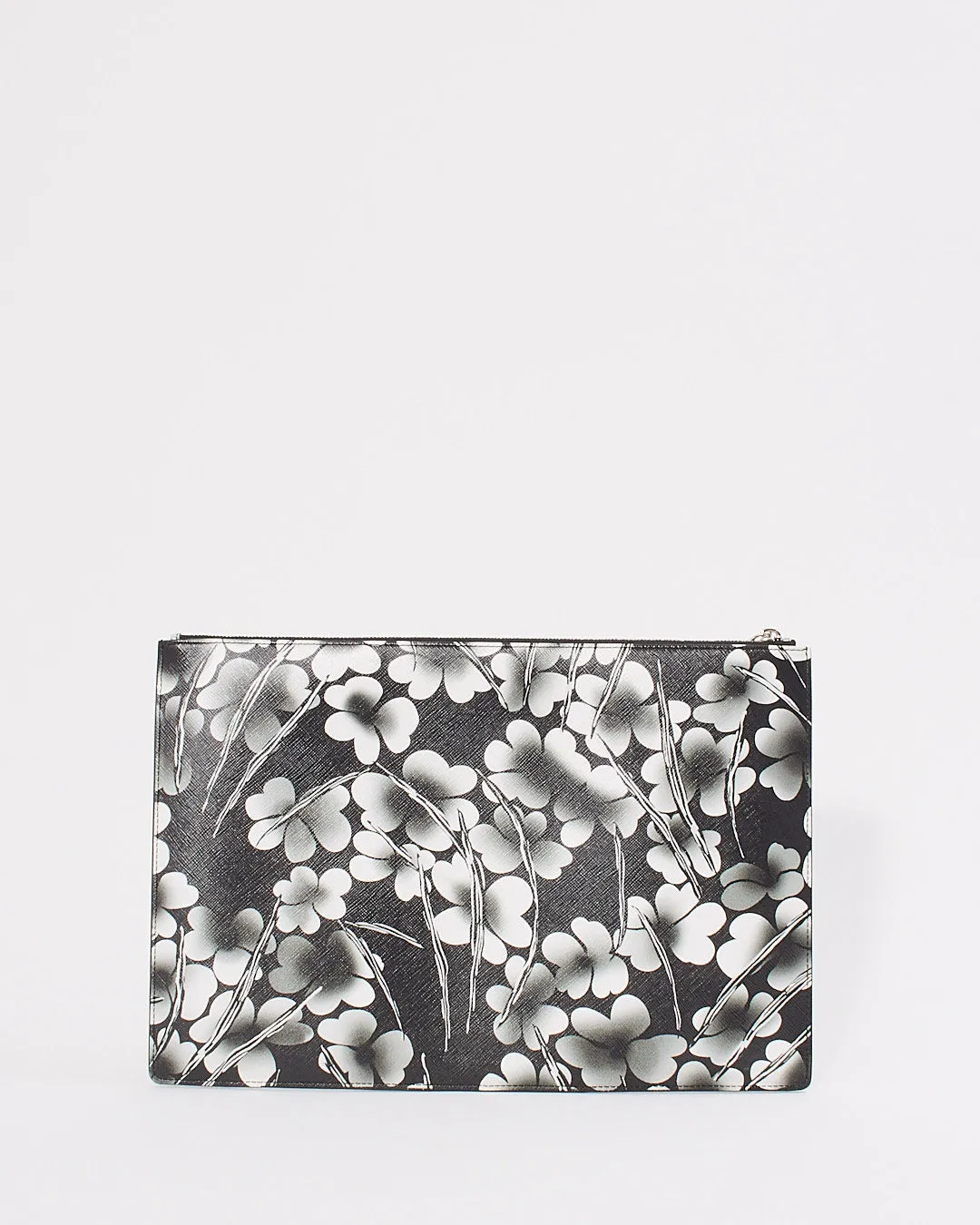 Givenchy Floral Black/White Envelope Clutch