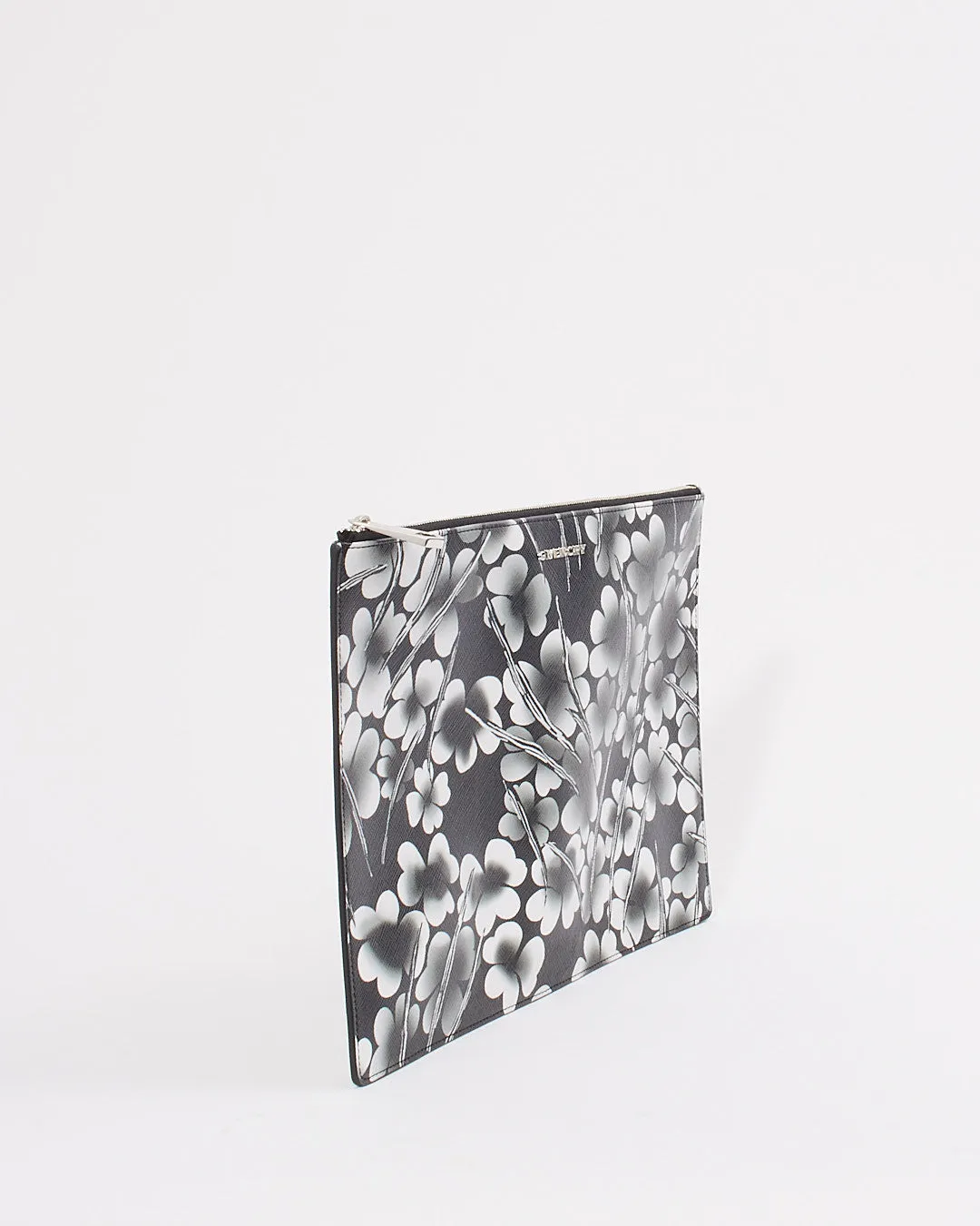 Givenchy Floral Black/White Envelope Clutch