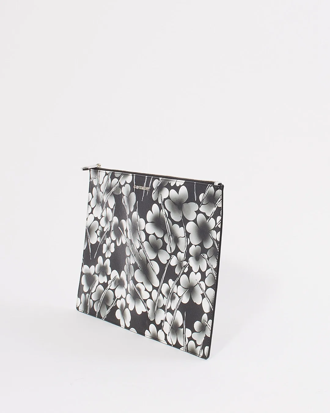 Givenchy Floral Black/White Envelope Clutch