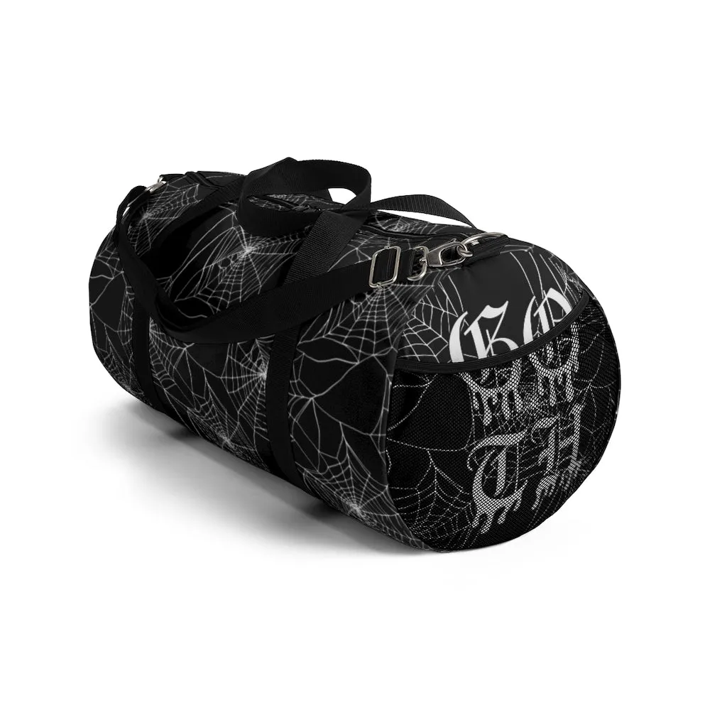 Goth Spider Web Duffel Bag