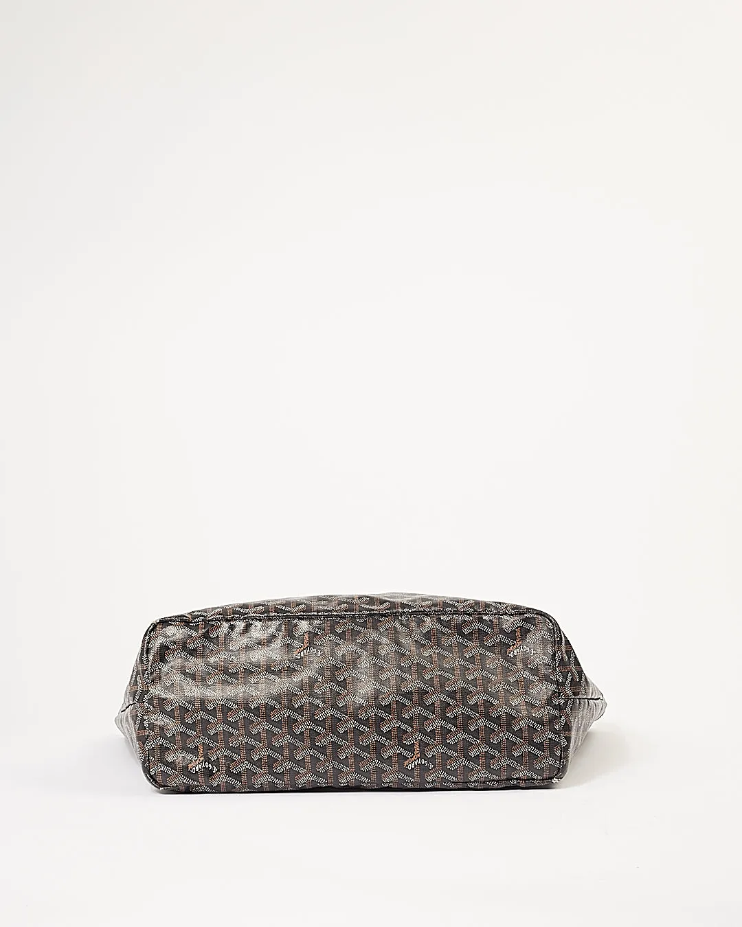 Goyard Black Goyardine St.Louis PM Tote Bag With Pouch