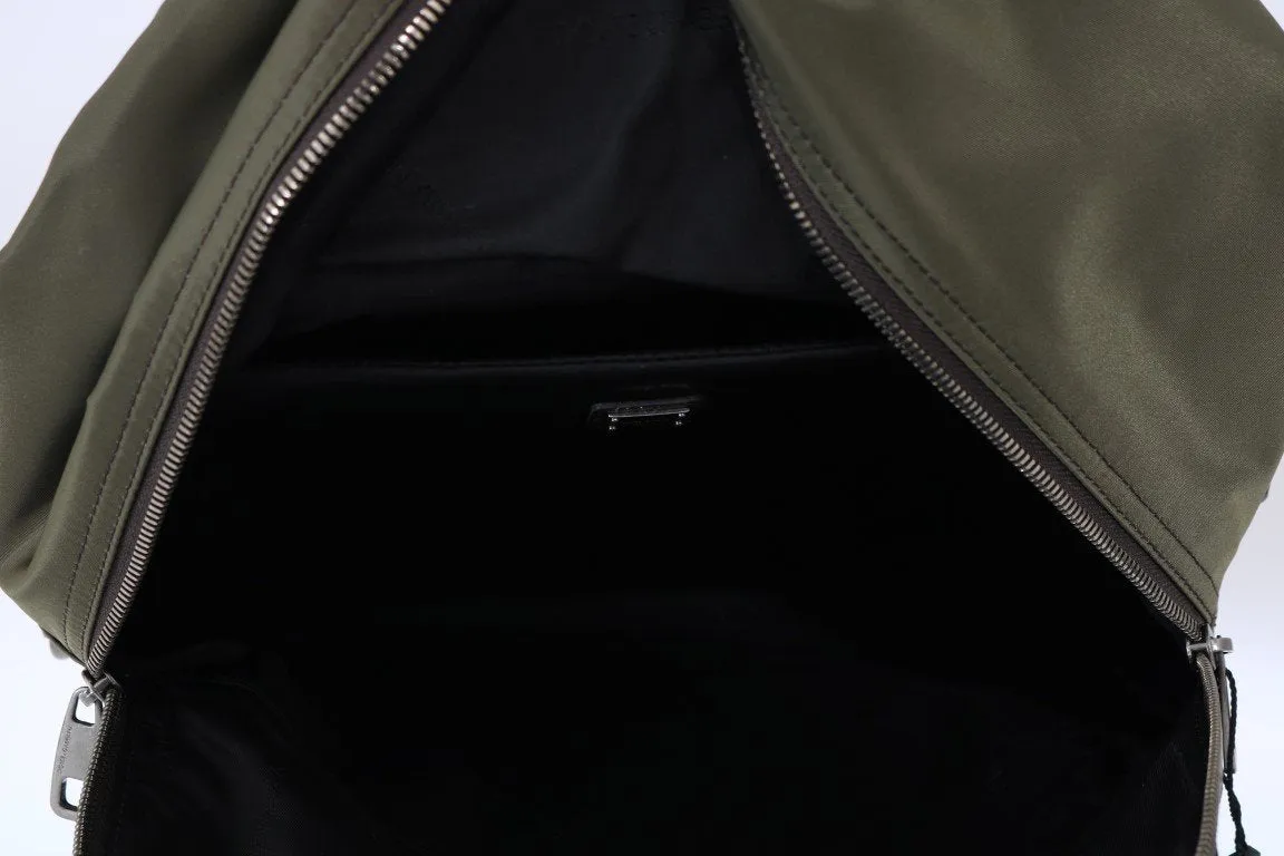 Green TEATRO DEI PUPI Nylon Backpack