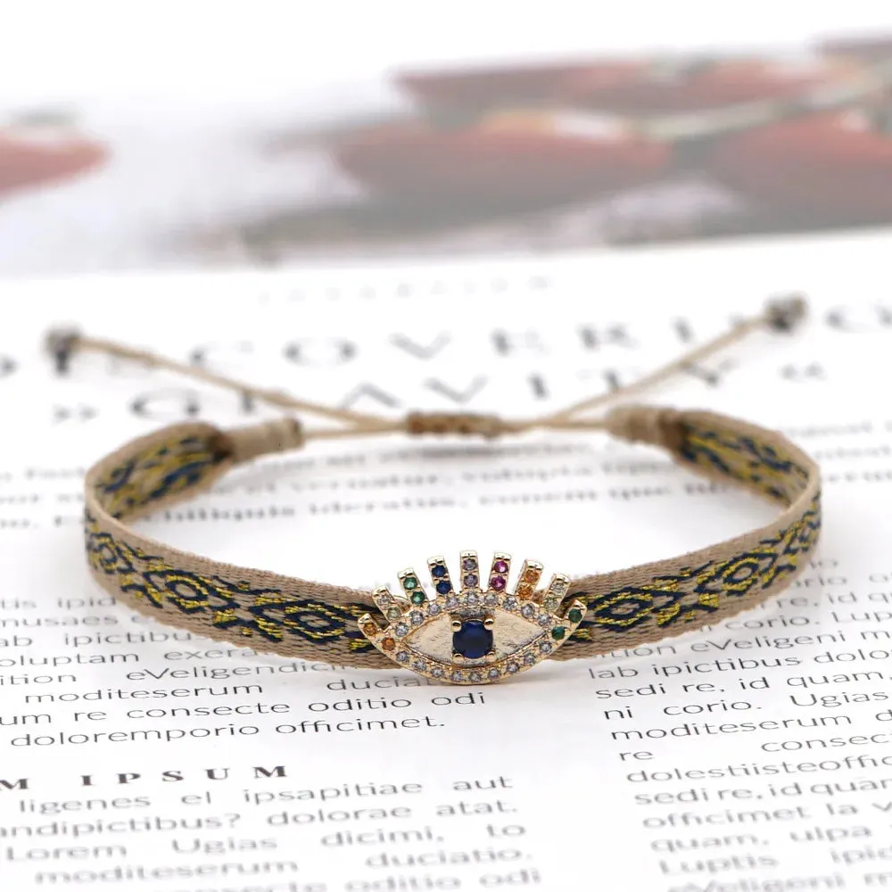Handmade Braided Bracelets Set Boho Summer Beach