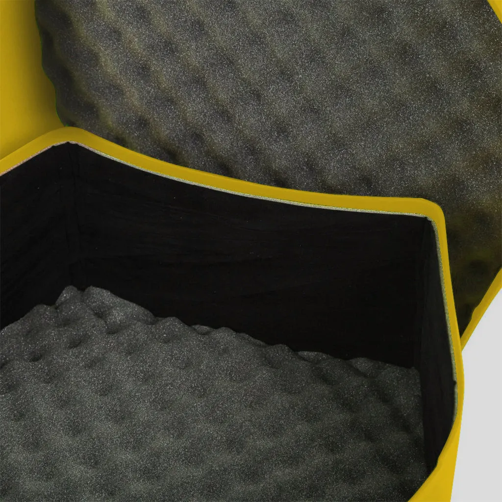 Hardcase Lined Yellow 14" Snare Case