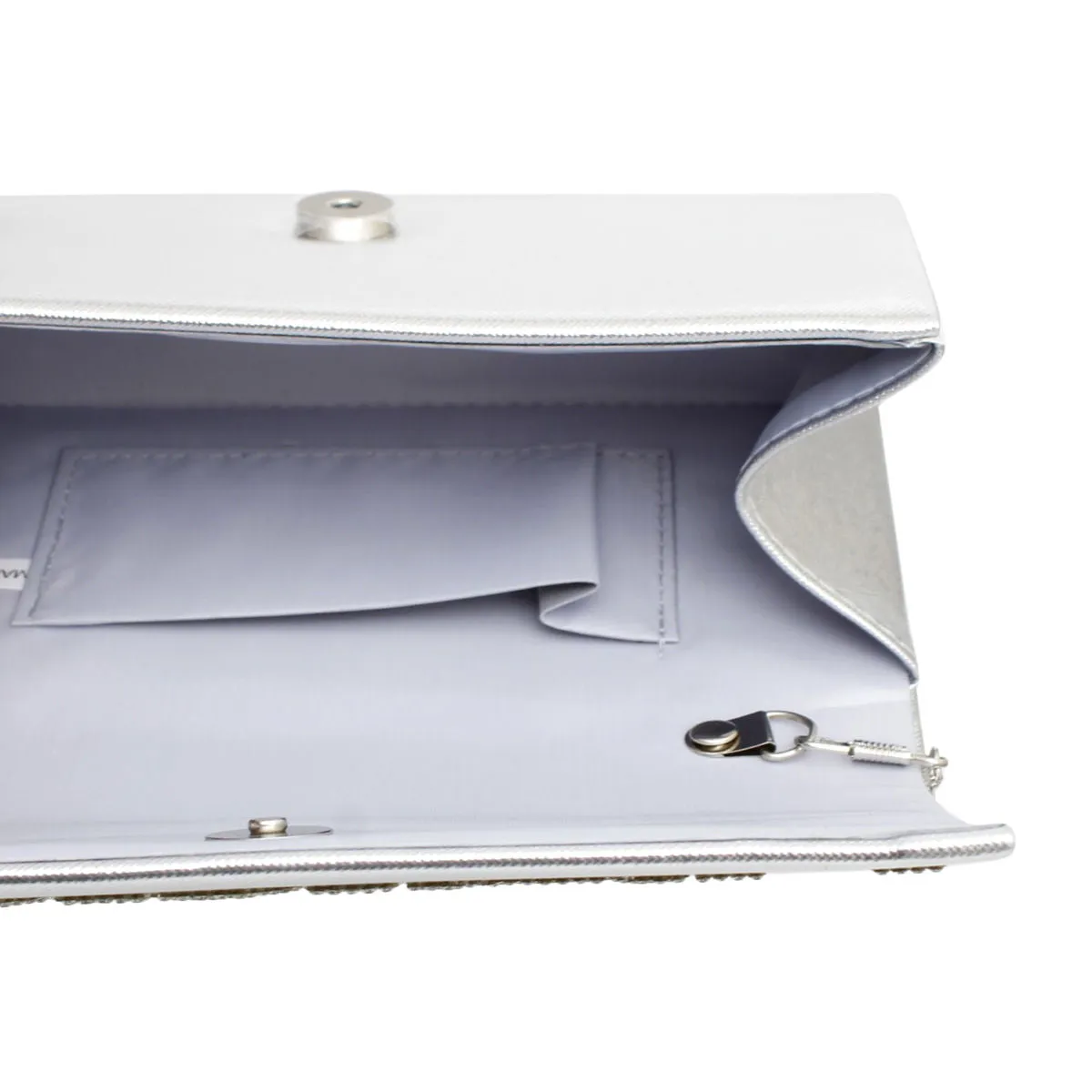 Harris Campaign Silver Clutch