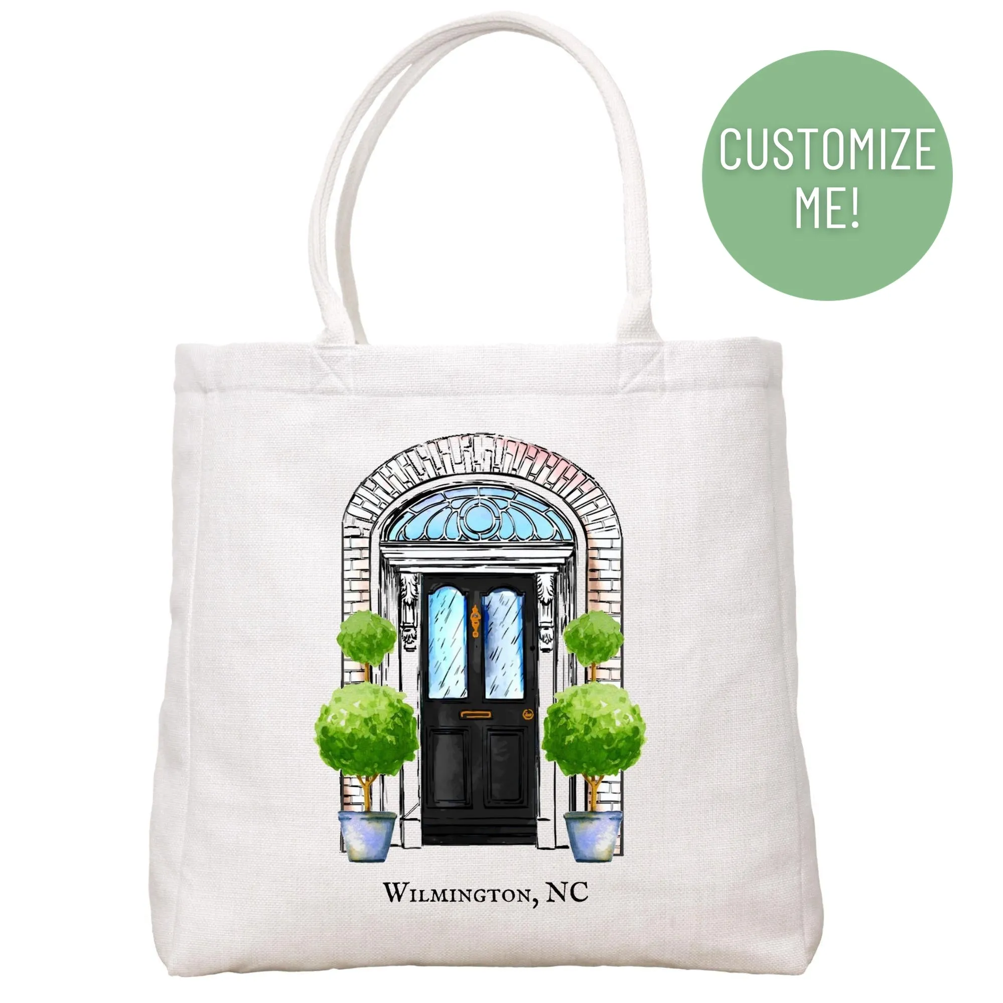 Hometown Front Door Tote Bag