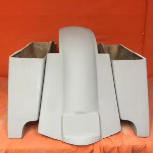 Honda Shadow Sabre 1100 6" Extended Saddlebags Bags   Rear Fender Dual Cut Out