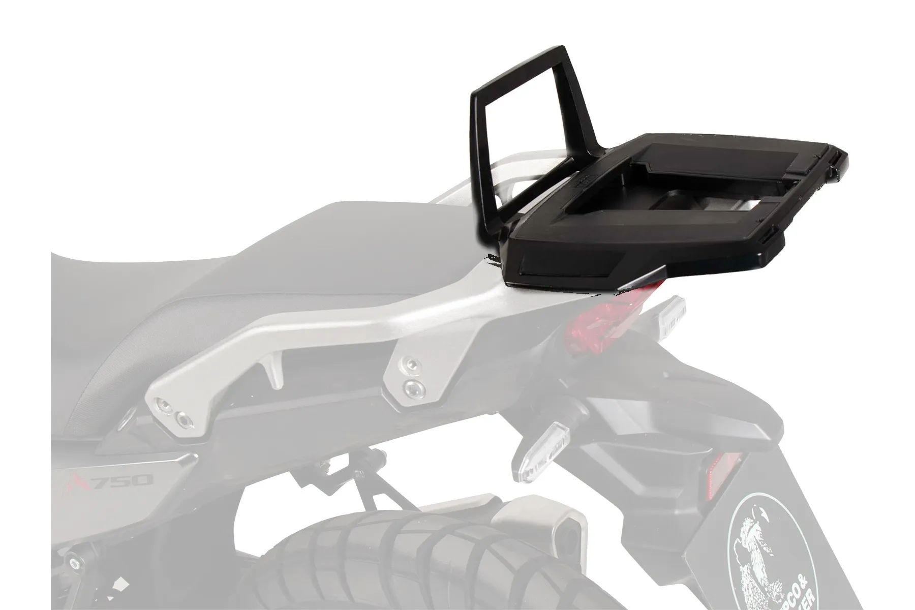 HONDA XL 750 Transalp Topcase carrier - Alu Rack for OEM Rack