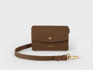 Inés Coin Purse, Chocolate Brown