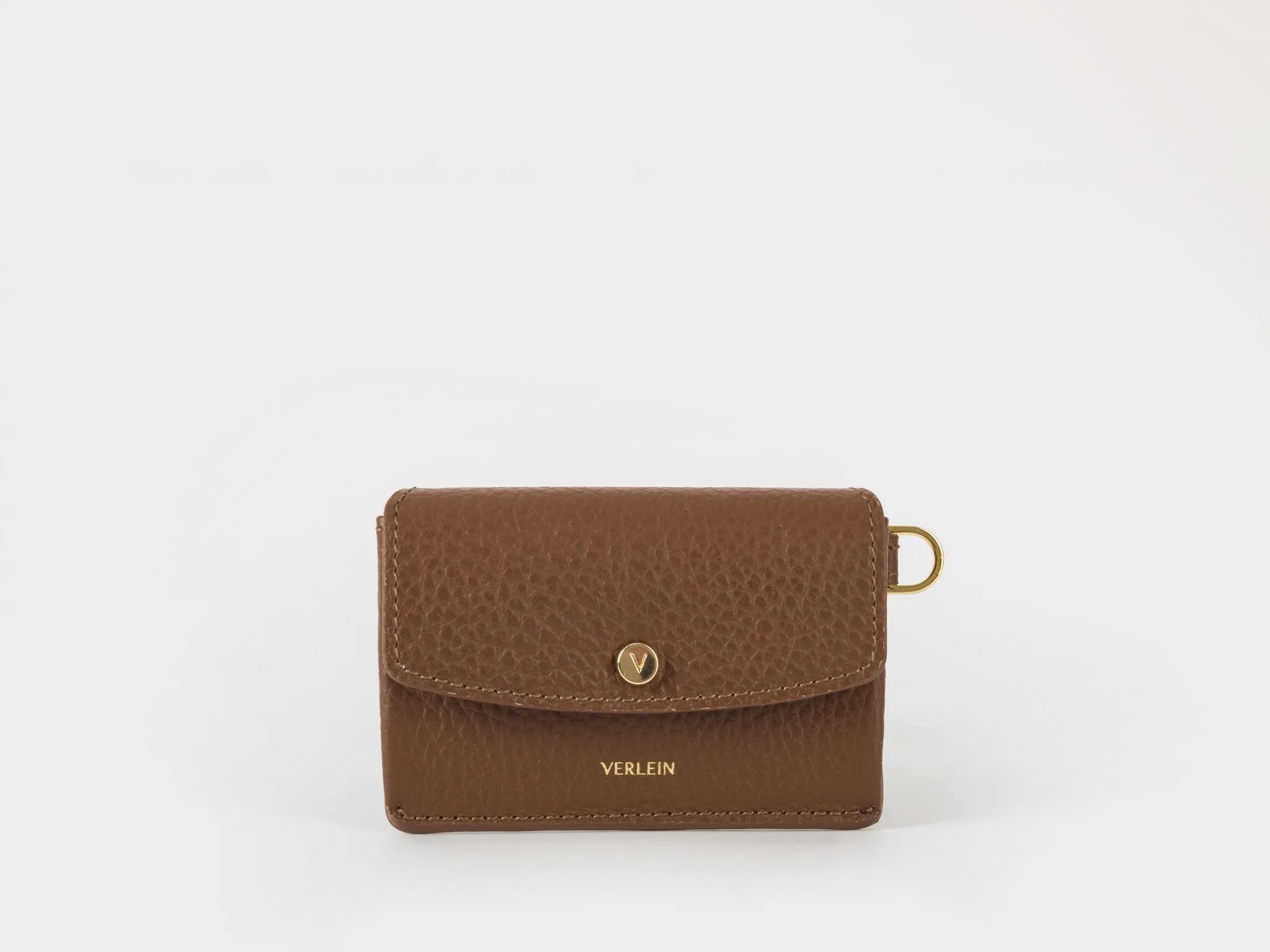 Inés Coin Purse, Chocolate Brown