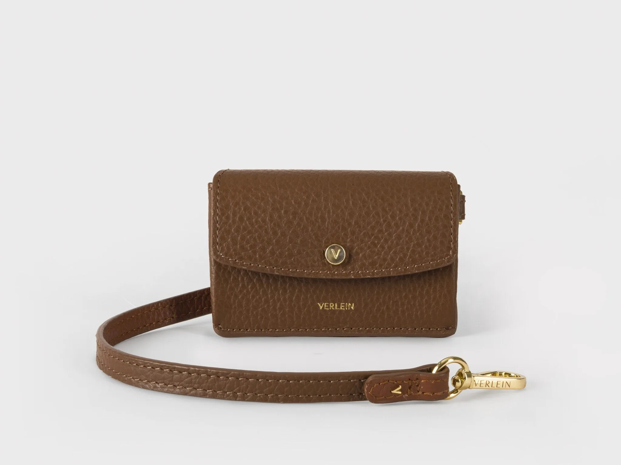 Inés Coin Purse, Chocolate Brown