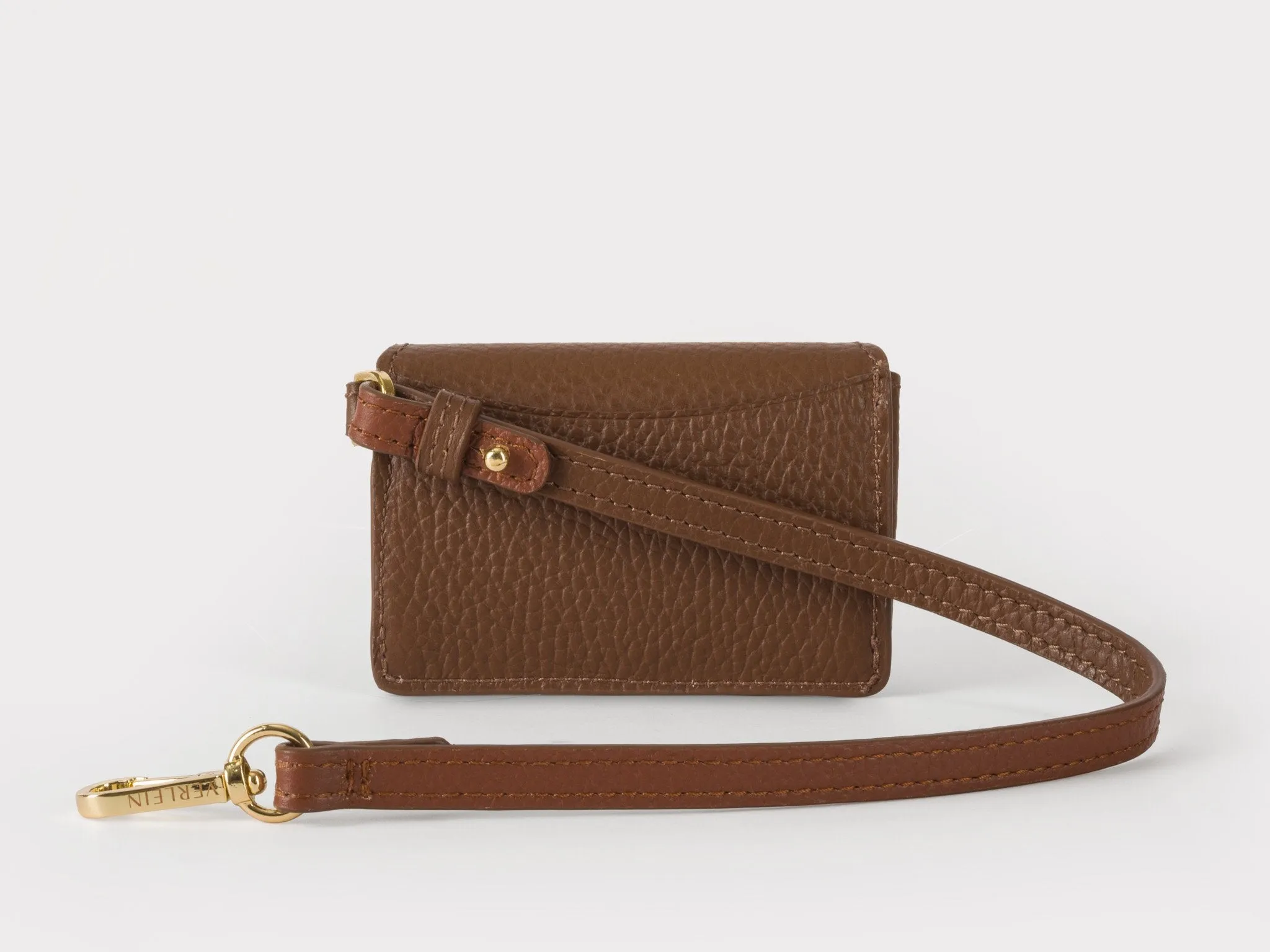 Inés Coin Purse, Chocolate Brown