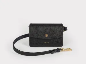 Inés Coin Purse, Jet Black / Royal Blue