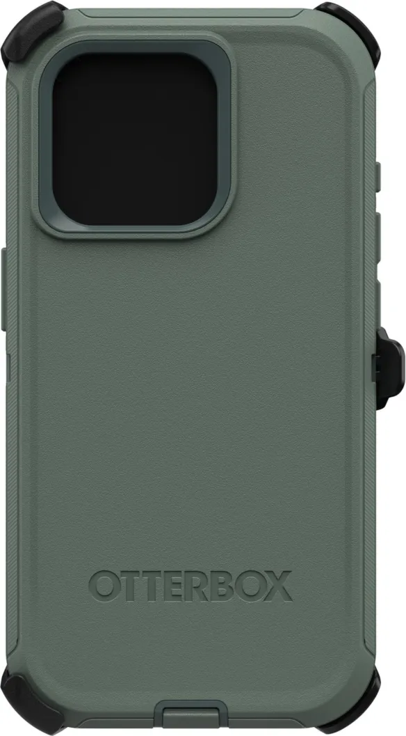 iPhone 15 Pro Otterbox Defender Series Case - Green (Forest Ranger)