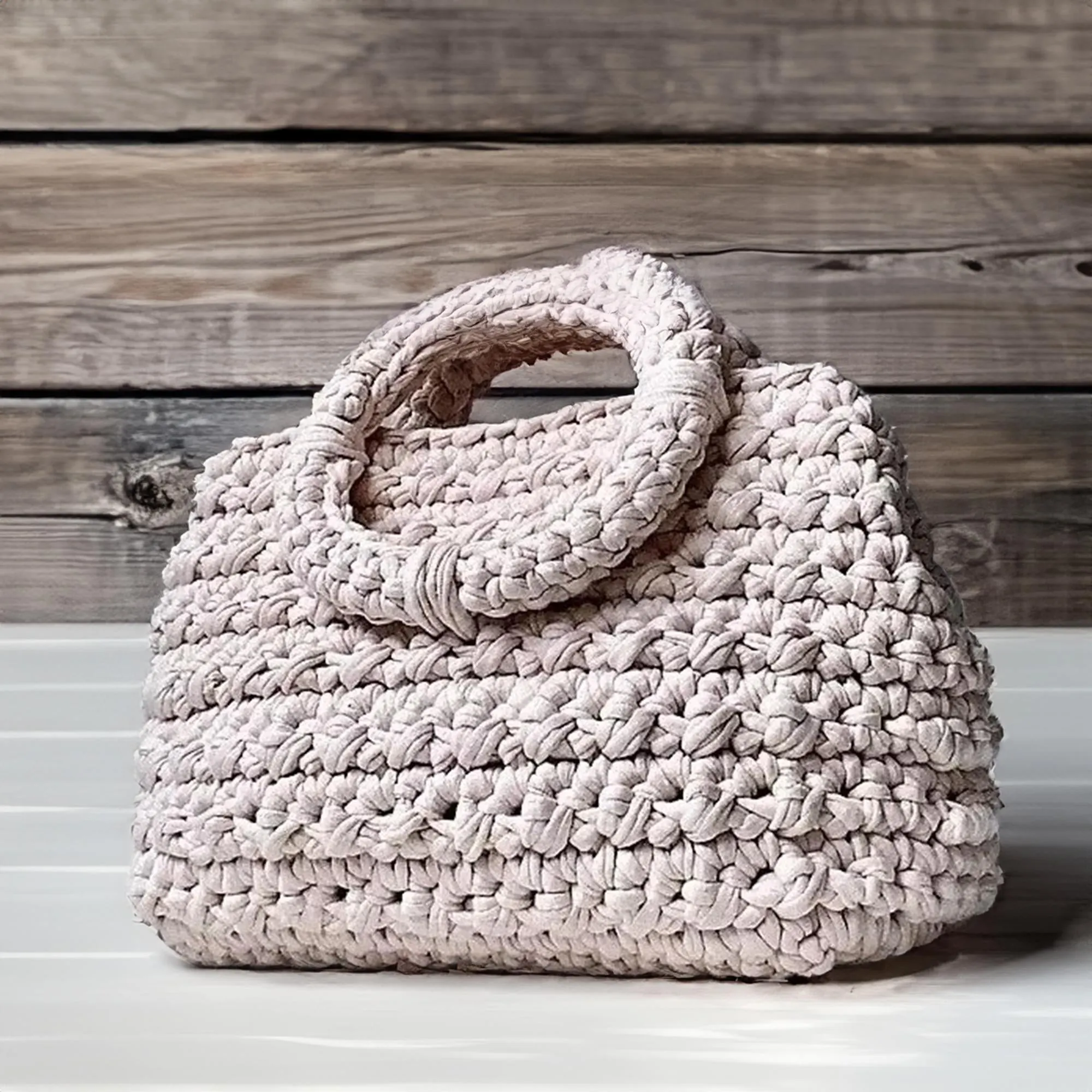 Ivory Puffy Elegant Clutch Bag