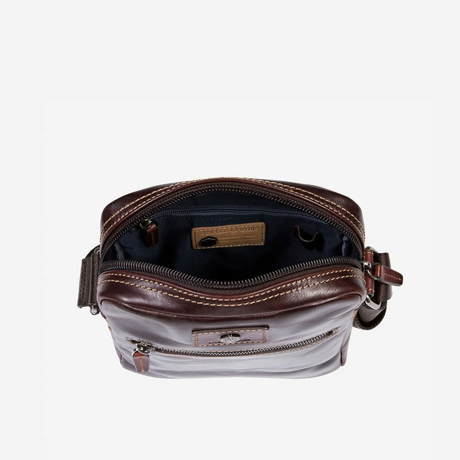 Jekyll & Hide Oxford Compact Crossbody Organiser Tobacco
