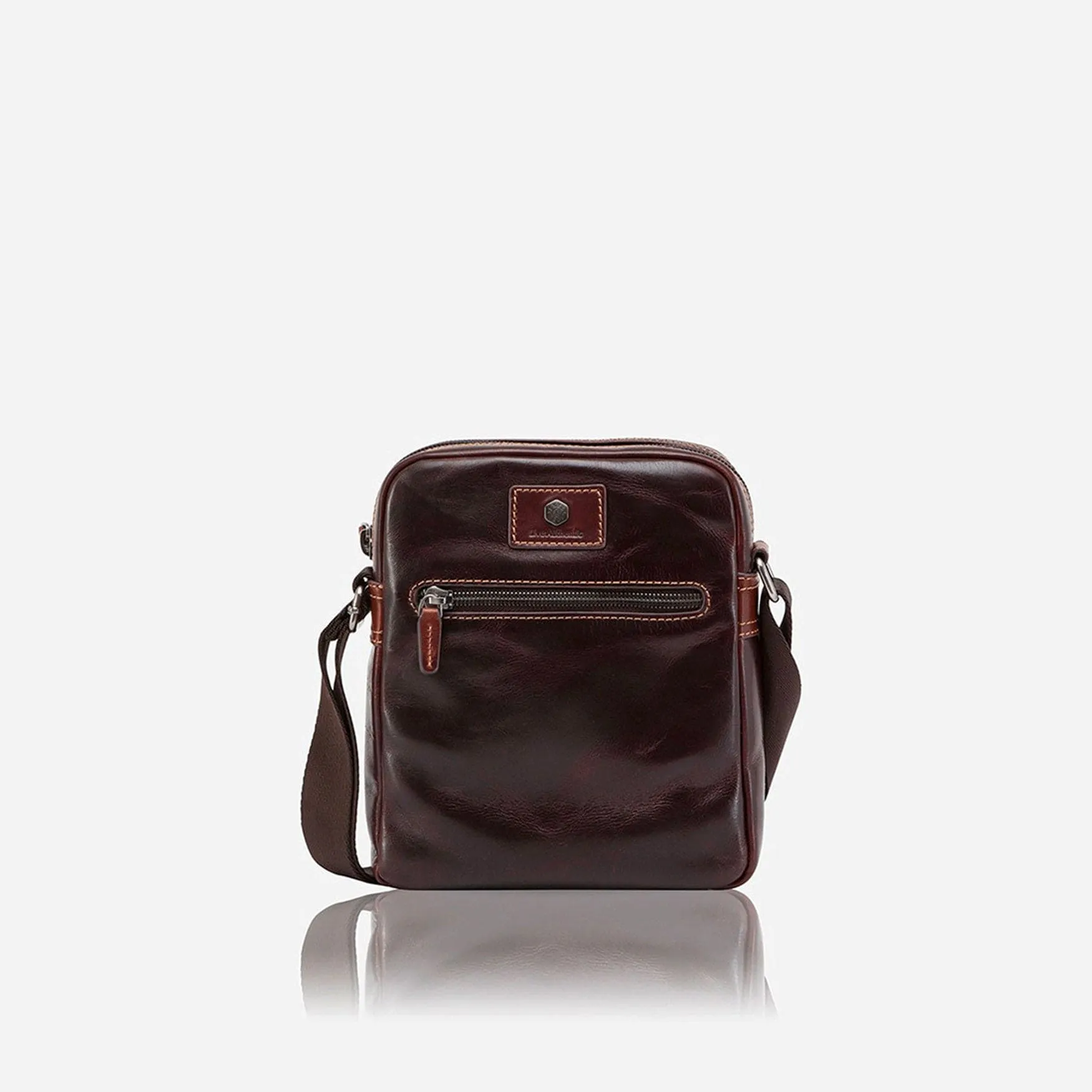 Jekyll & Hide Oxford Compact Crossbody Organiser Tobacco