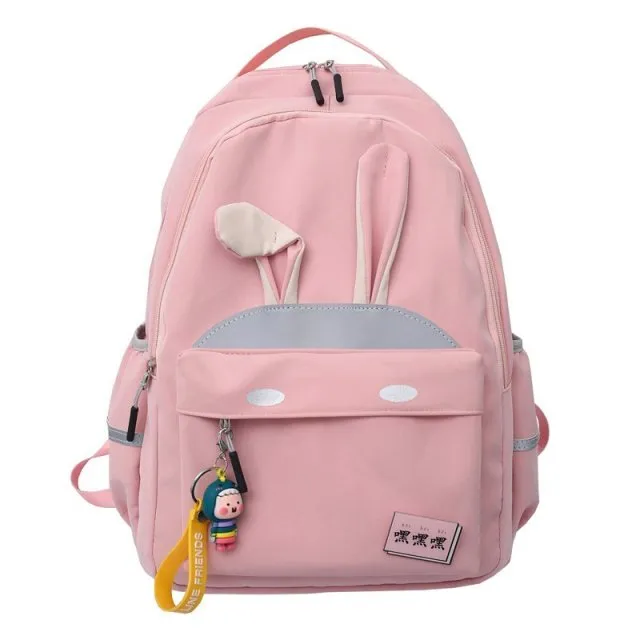 Kawaii Reflective Stripe Bunny Backpacks