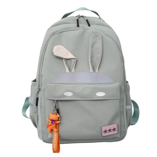 Kawaii Reflective Stripe Bunny Backpacks