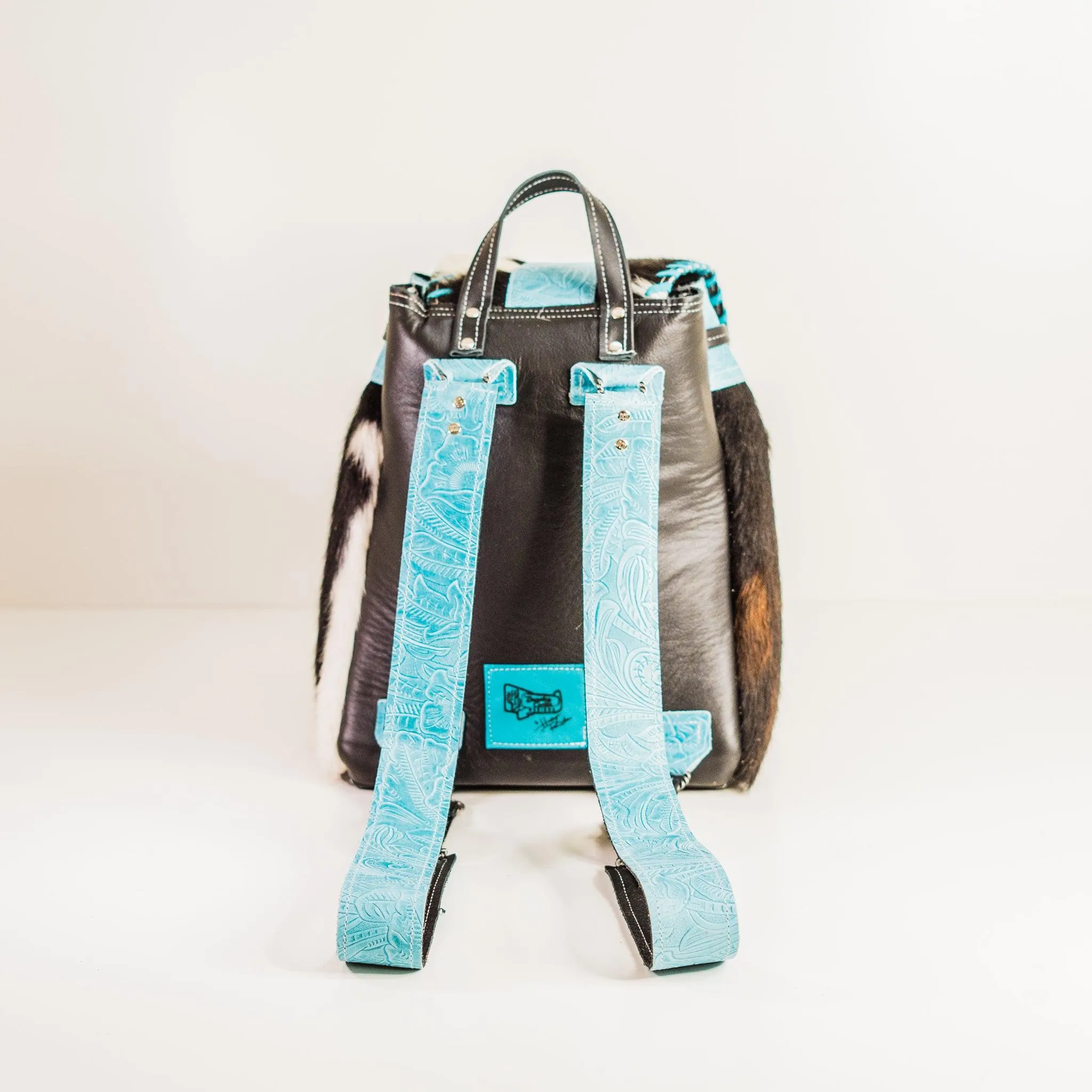 Kelsea Backpack - Tricolor w/ Turquoise Denver Tool