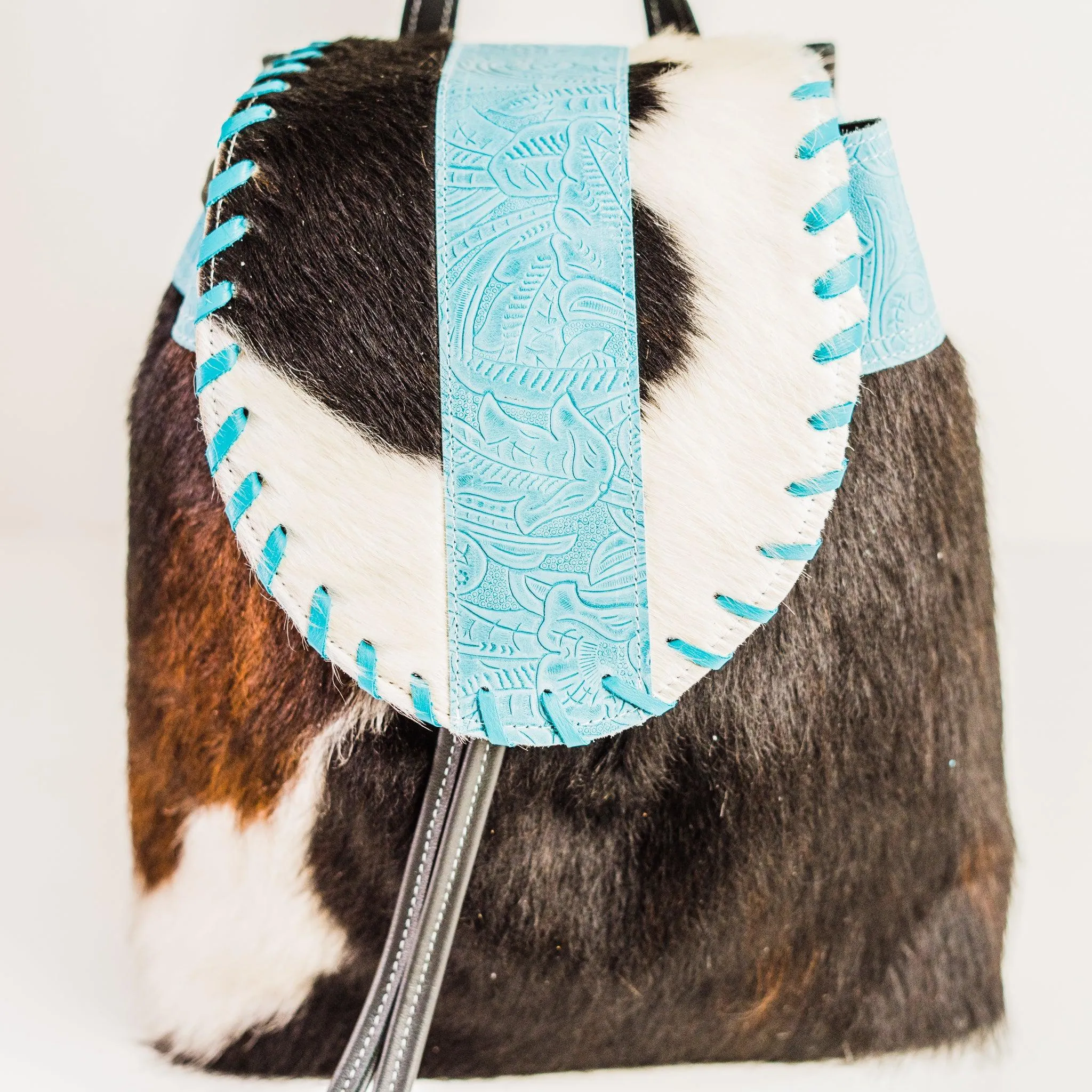 Kelsea Backpack - Tricolor w/ Turquoise Denver Tool