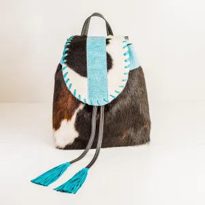 Kelsea Backpack - Tricolor w/ Turquoise Denver Tool