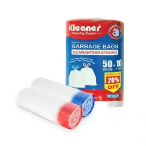 Kleaner Garbage Bag Medium 60 Sheets 10 Litres GSL006