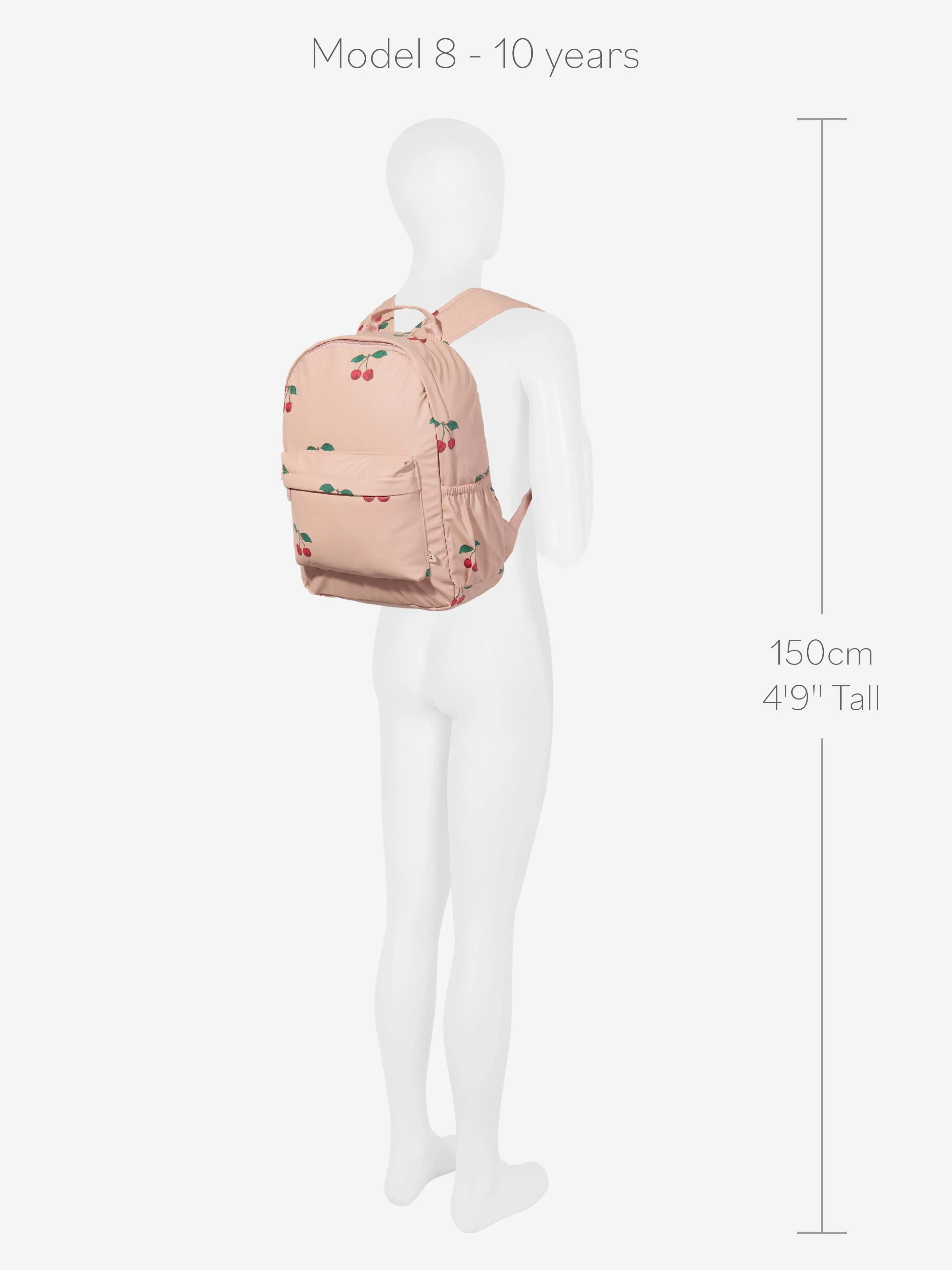 Konges Sløjd Girls Ma Grande Rainy Days Backpack in Pink (34cm)