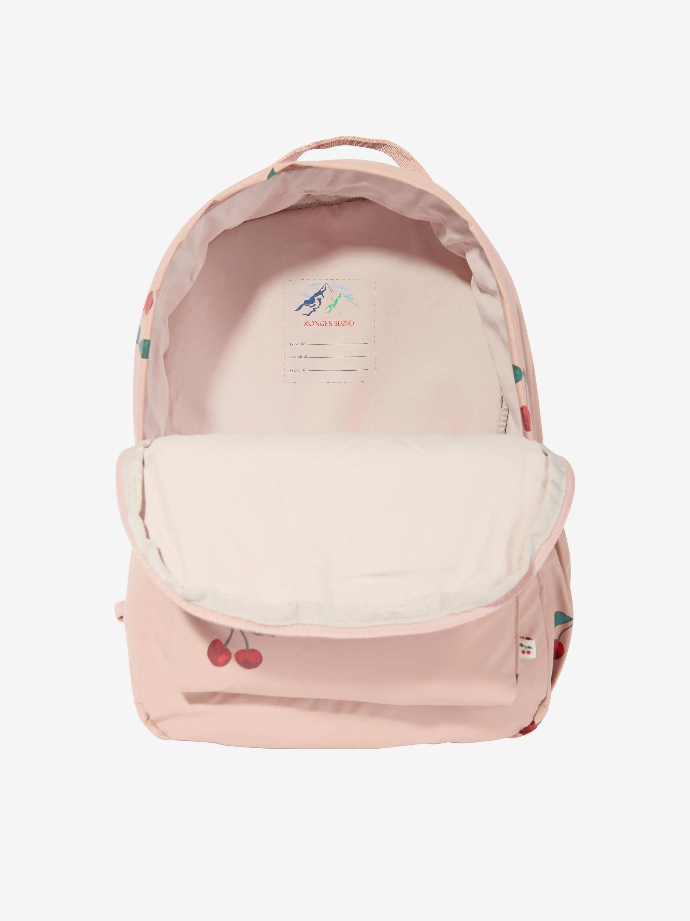 Konges Sløjd Girls Ma Grande Rainy Days Backpack in Pink (34cm)