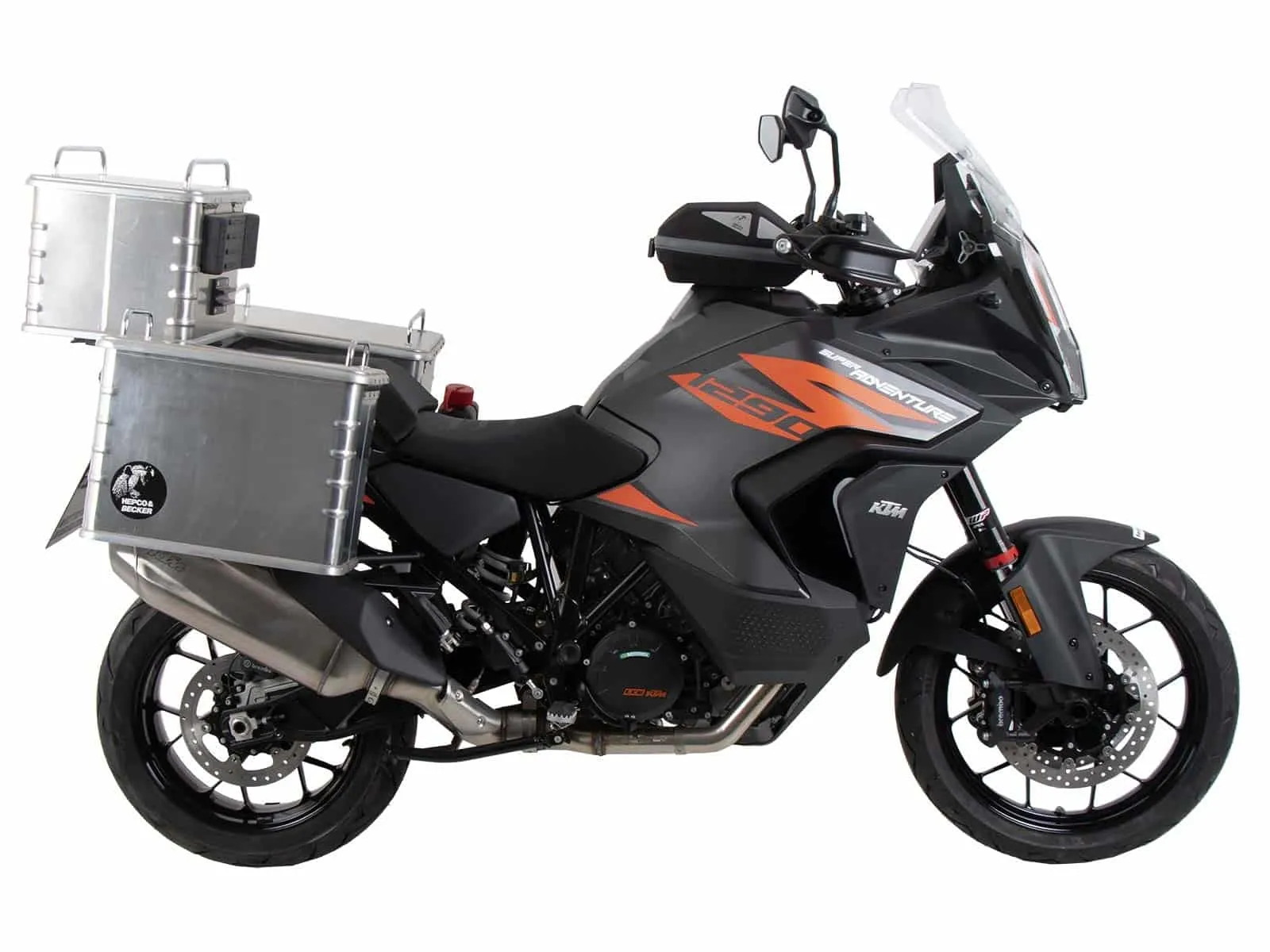 KTM 1290 SUPER ADVENTURE S/R Carrier Topcase - Fixed Hinge (Alu Rack)