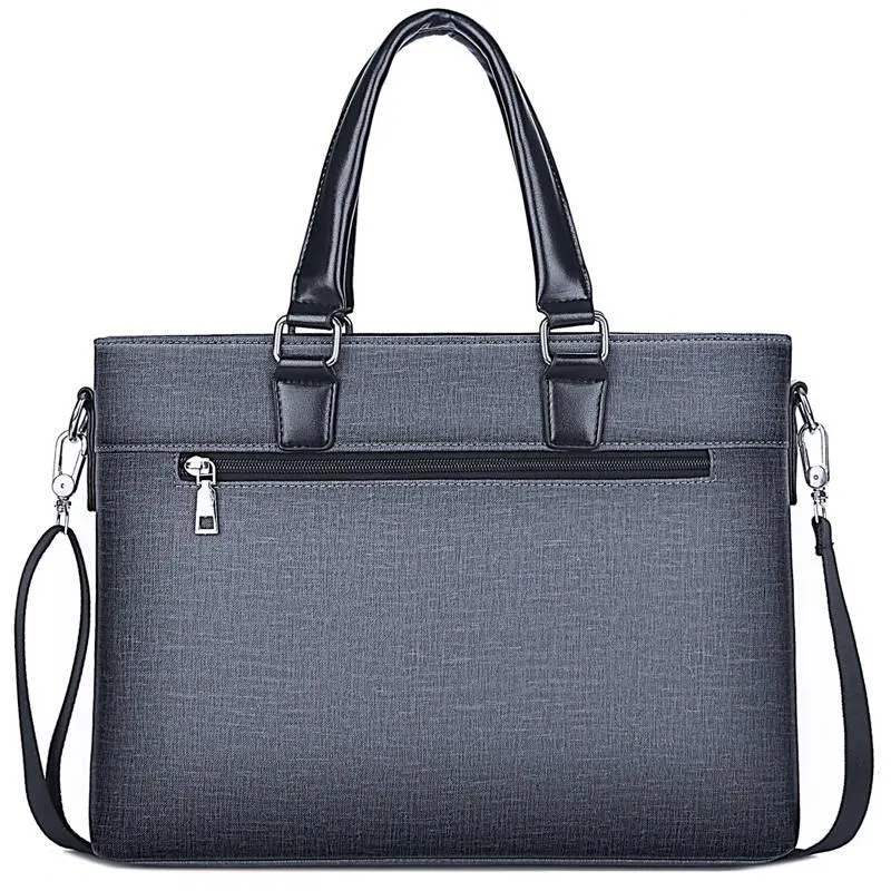 Laptop Handbags Man Briefcases Business Crossbody Bags Faux Leather Handbags for Document
