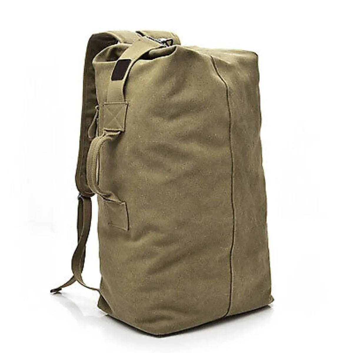 Large Capacity Travel Backpack for Men Outdoor Sports Bag Canvas Rucksack