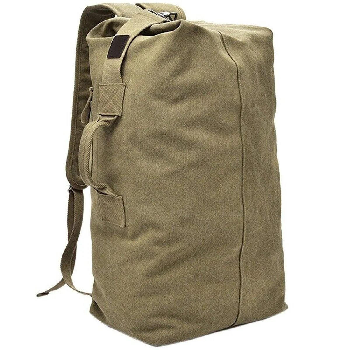 Large Capacity Travel Backpack for Men Outdoor Sports Bag Canvas Rucksack