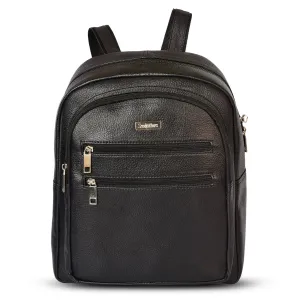 LEATHER BACKPACK 36816 (Black)