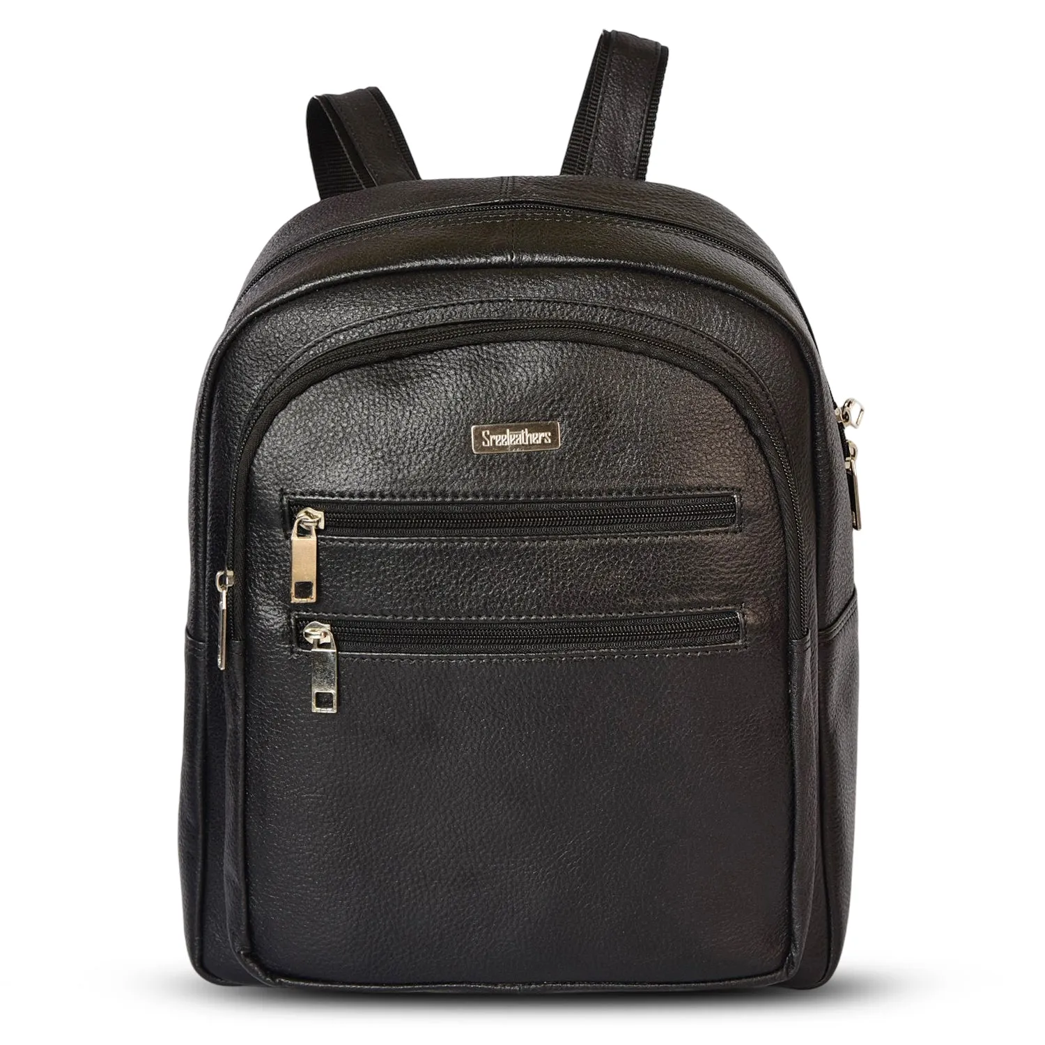 LEATHER BACKPACK 36816 (Black)