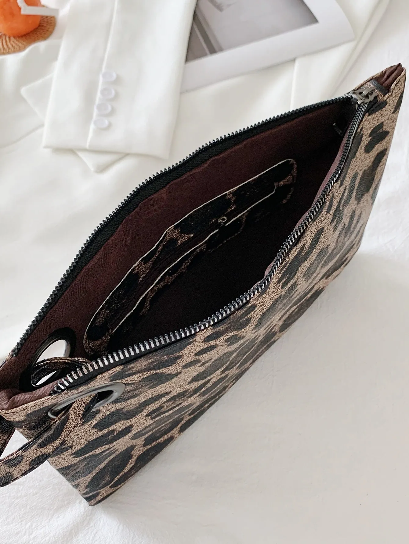 Leopard Clutch Bag