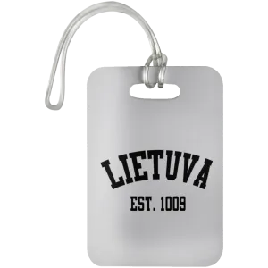 Lietuva Est. 1009 - Luggage Bag Tag