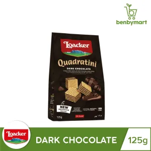 Loacker Quadratini Dark Choco 125 g