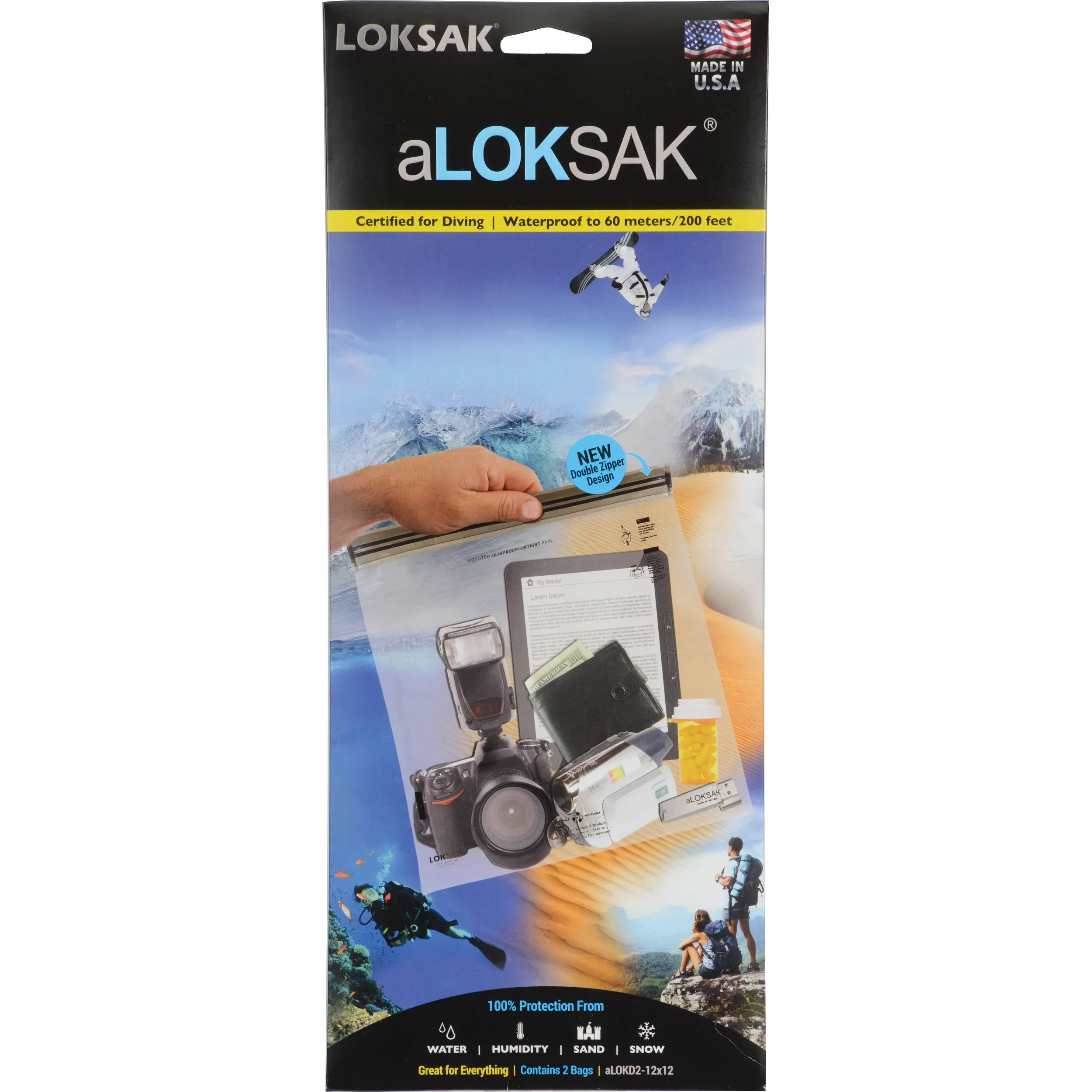 Loksak Element Proof Bag - Pack of 2