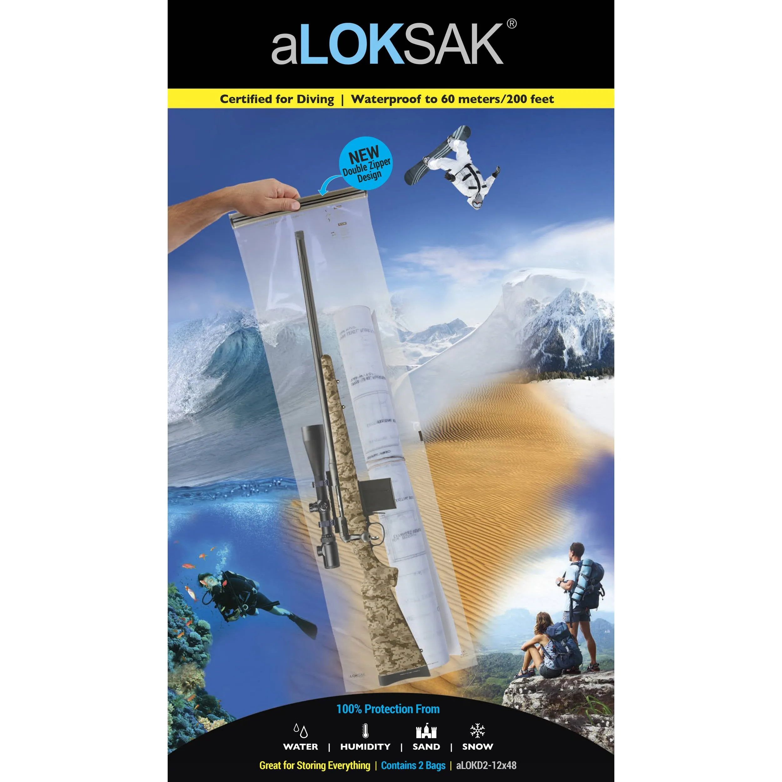 Loksak Element Proof Bag - Pack of 2