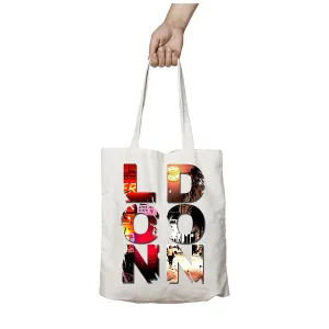 London Alpha Street White Official Tote Bag
