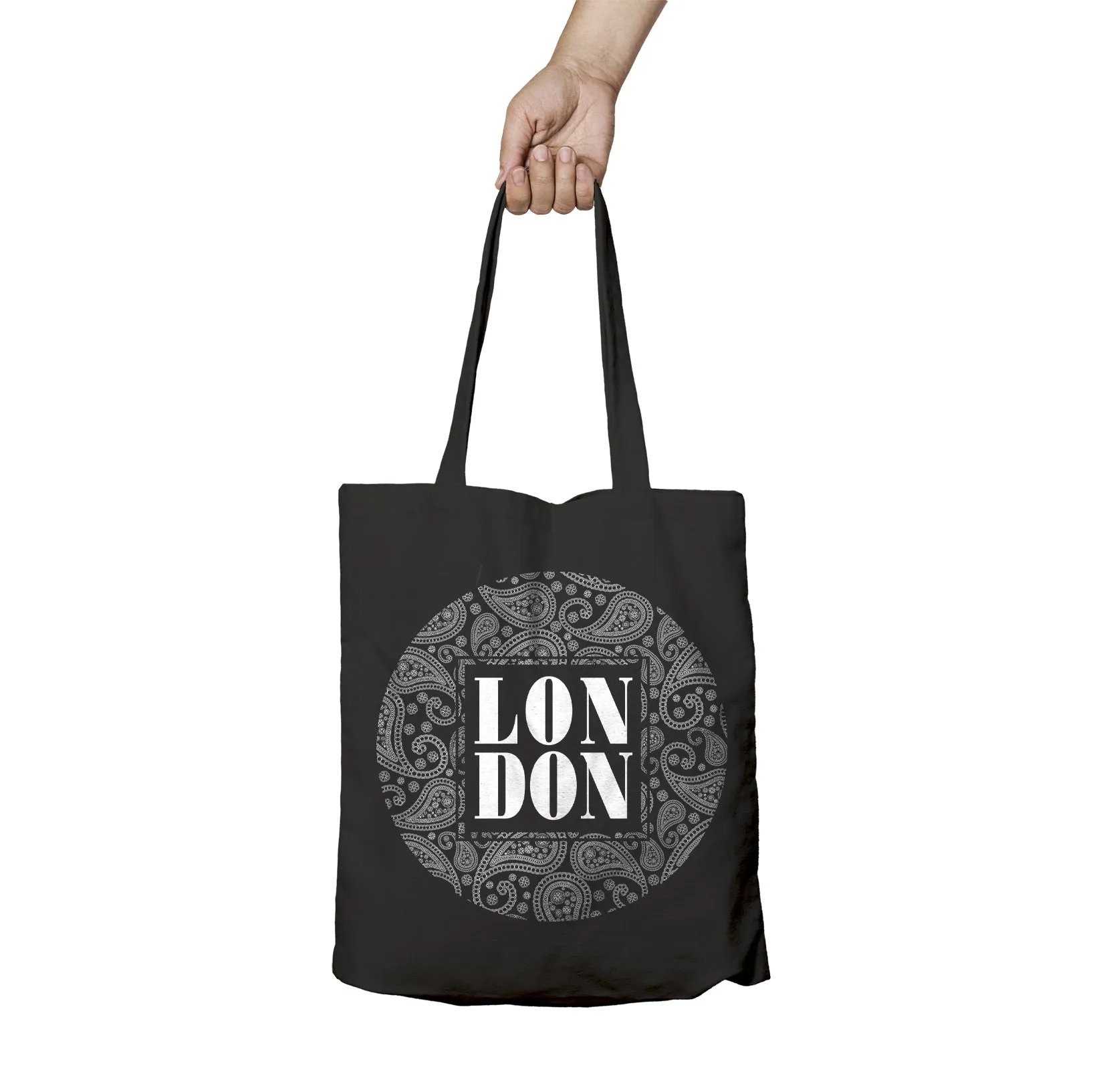 London Badge Pattern Paisley Official Tote Bag